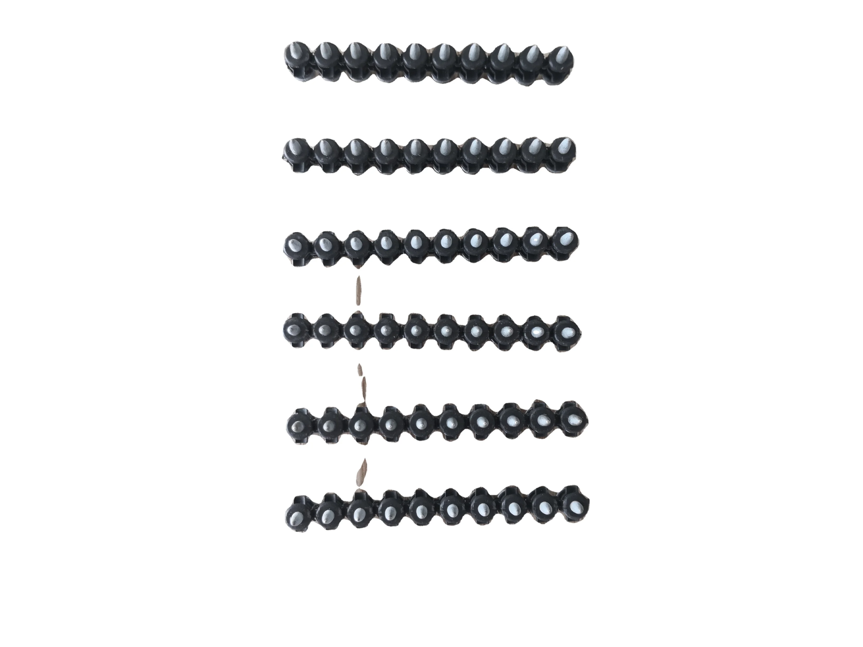 A nail gun shoots nails hiltl dedicated