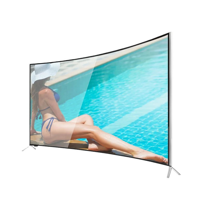 55~100 inch manufacturer television 4K curved smart  tv wholesale