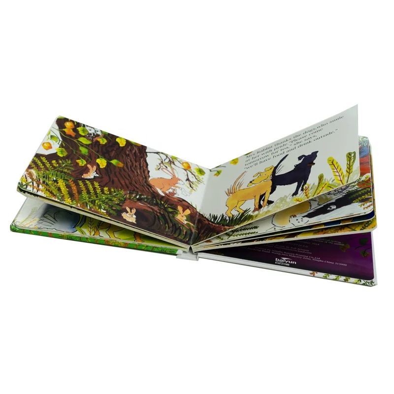 OEM Custom Mini Overseas Children Kids Hard Cover Coloring Book Printing