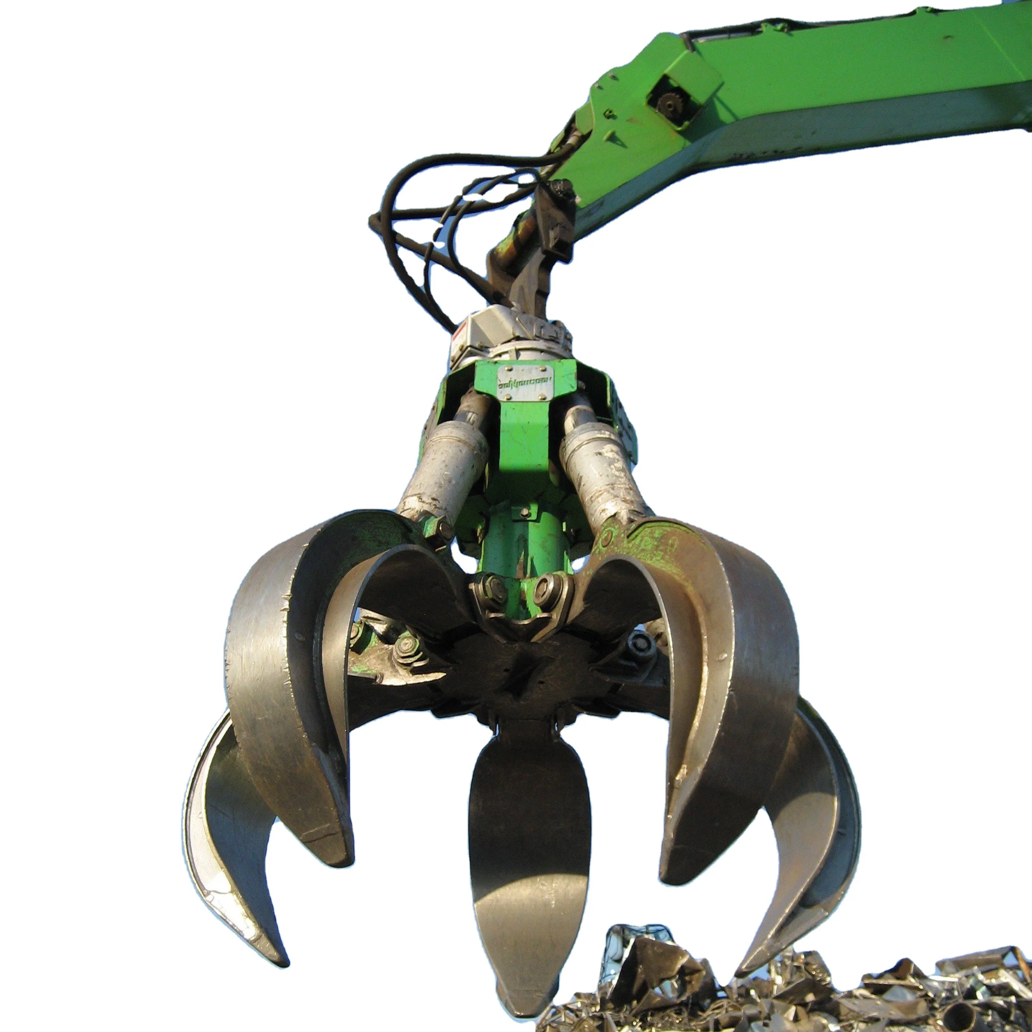 Hydraulic Orange Peel Grab, Hydraulic Rotation Excavator Grapple Buckets