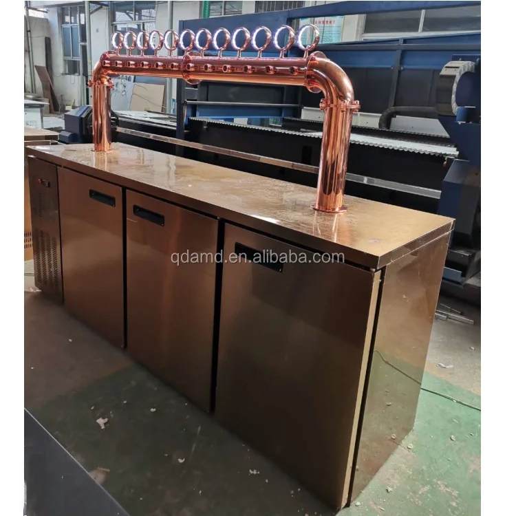 Полноразмерный пивной диспенсер kegerator, машина для охлаждения пивных бочек с U-образной пивной башней