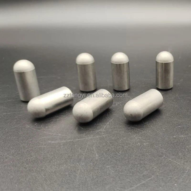 HGPR from Zhuzhou Tony Carbide Studs Roller Mill Inserts 100% Virgin Tungsten Carbide 24 Hours ISO9001:2015 Black Slivery 500pcs
