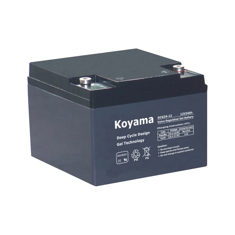 12V 24AH Deep Cycle Gel Battery for Electric Scooter/e-bike