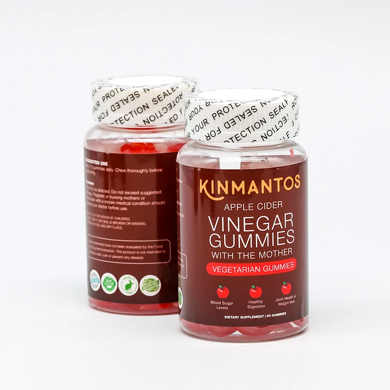 Organic Apple Cider Vinegar Gummies Candy Private Label Vitamins Weight Loss Slimming Gummy