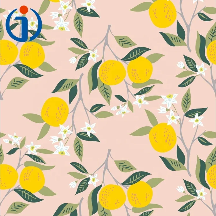 2025 Superior Density 40s 105gsm Custom Fruit Banana Design Liberty London 100% Cotton Digital Printing Fabrics for Children