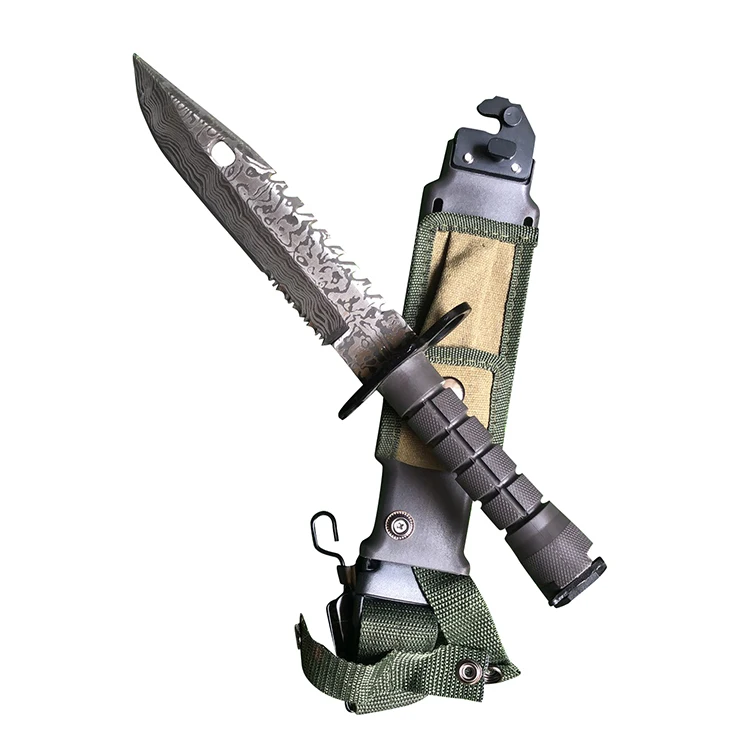 wholesale multi functional stainless steel tactical military camping combat knife 95006