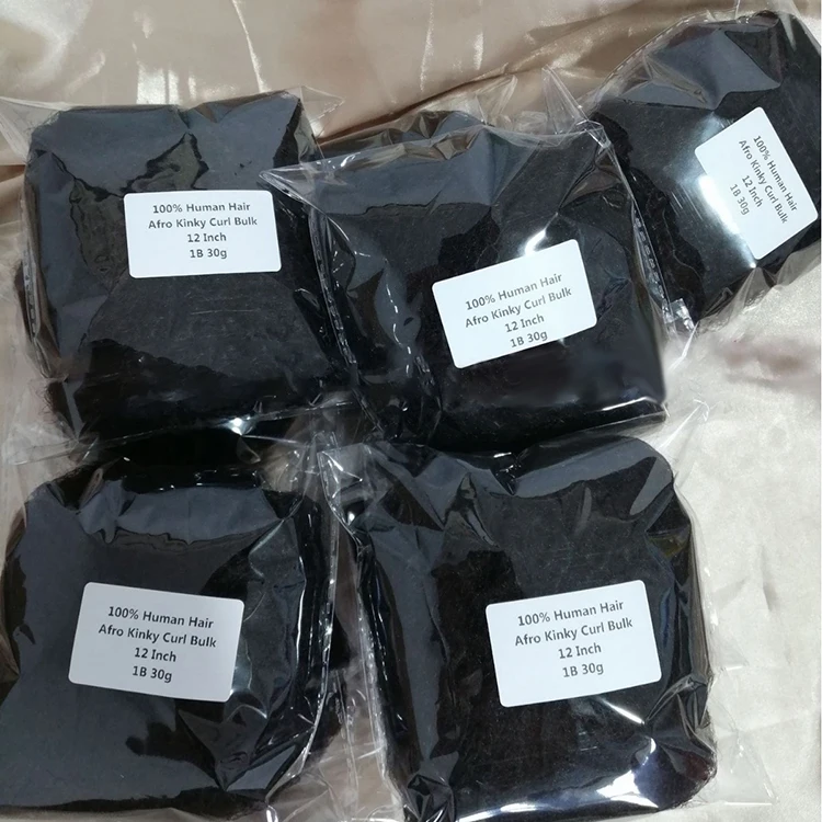 Wholesale 100% unprocessed raw afro kinky curly human virgin hair bulk dreadlocks bundles extensions bulk vendor cuticle aligned