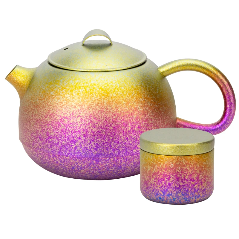 Titanium magic magnetic japanese tea pot with infuser
