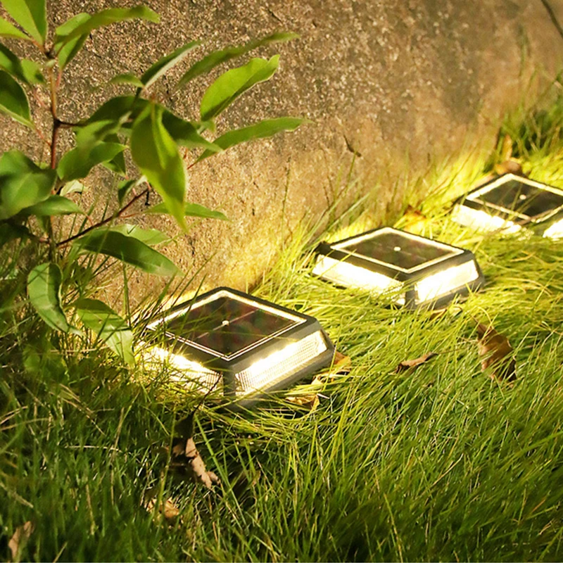 Solar Courtyard Waterproof Home Stairs Steps Balcony Floor Foot Fence Decoration Small Street Lamp