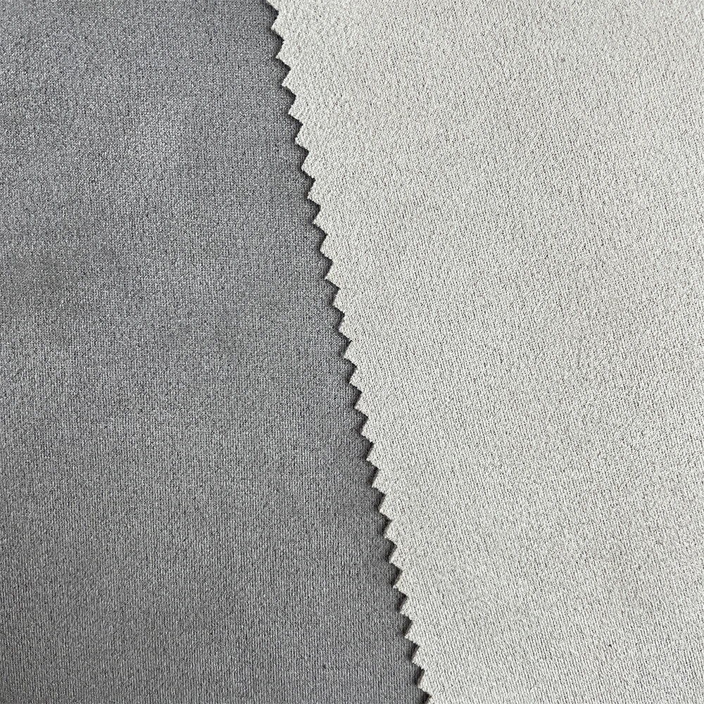 350gsm Manufacturer Custom Polyester Scuba Suede Fabric With Interlock Fabric For Fashion Coats