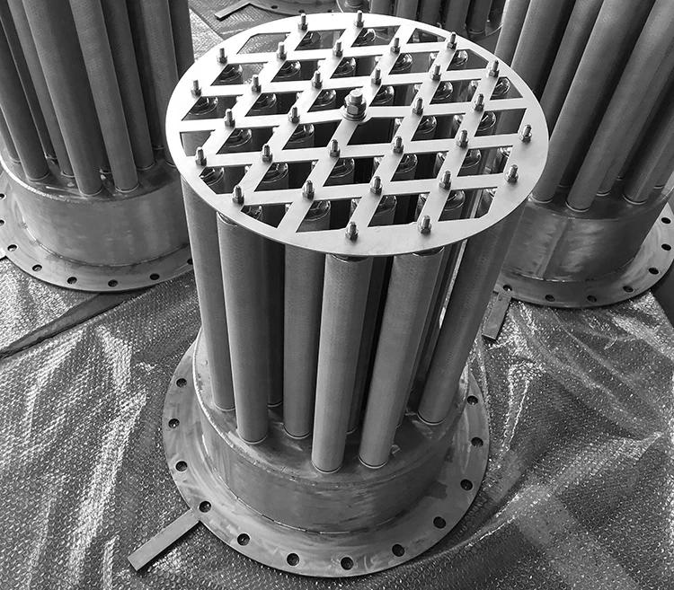 stainless steel filter tube stainless steel filter mesh sinter metal fiber felt filter cartridge for water treatment