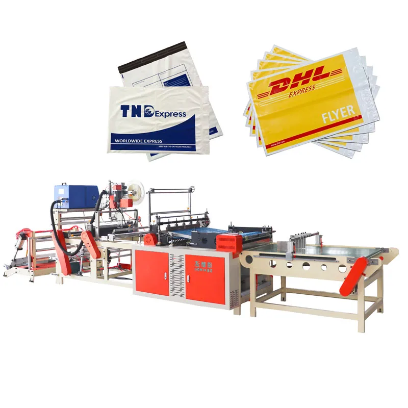 Fully Automatic Corn Starch Biodegradable Poly DHL Express Courier Bag Making Machine
