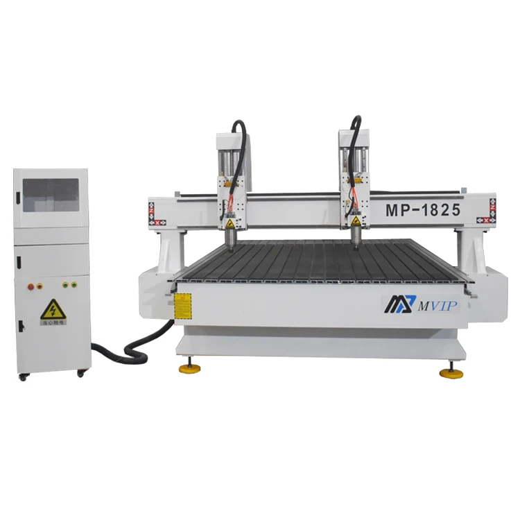 Jinan Mingpu 1325 1825 2030 double spindle cnc wood router cnc lathe machine multi-specification cnc router machine