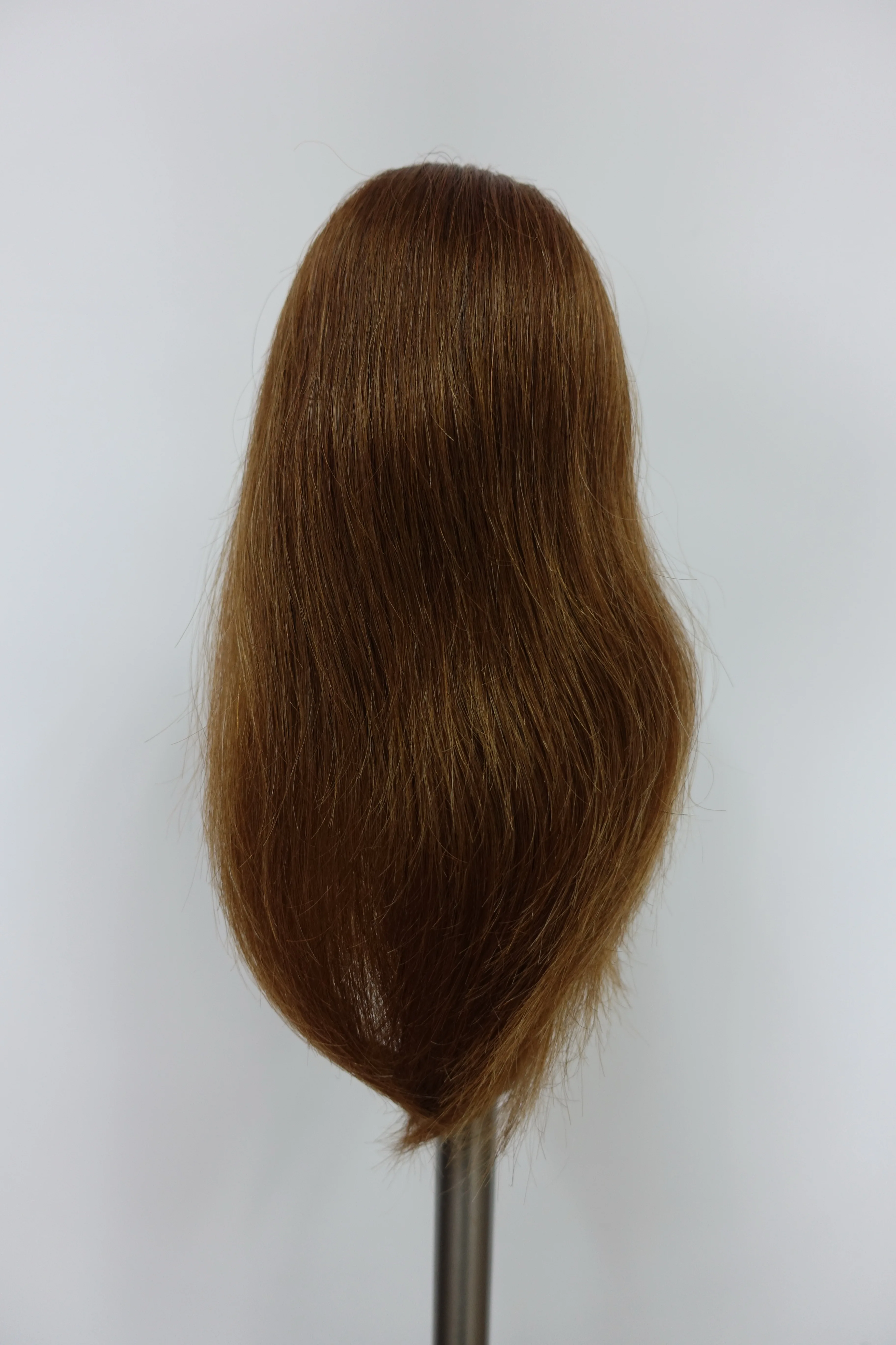 100% Real Hair Small Size Mini Manikin Head Styling Hairdresser Training Head,Cosmetology Mini Doll Mannequin Head