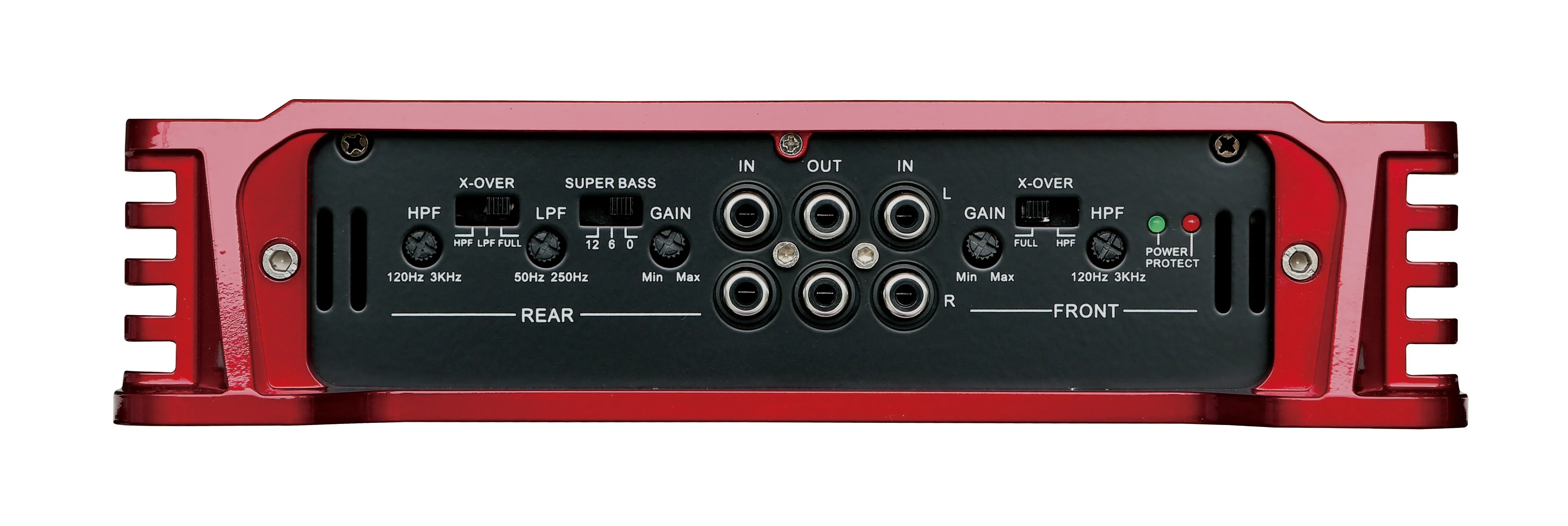 High Quality 4-Channel Car Amplifier Powerful 4*75W RMS REAL POWER Class AB