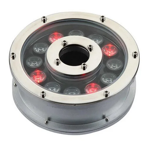 
DC24V Outdoor Swimming Pool Waterproof RGB Led Circle Ring Underwater Fountain Light 