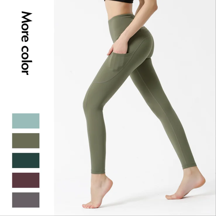 
Women Cross Waist Yoga Leggings Non See-Through Pants Fitness Leggings Manufacturer 