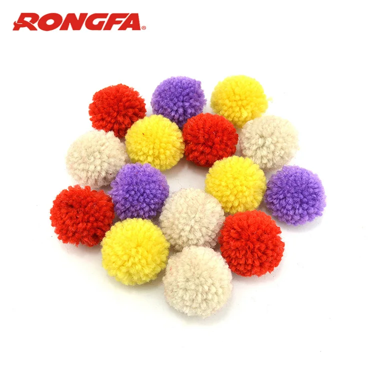 hot sell Pompom Kids DIY Soft Pompones Fluffy Plush Crafts Christmas 20mm Pom Poms Ball Furball Home Decor Sewing Supplies