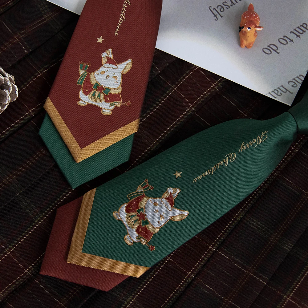 Womens  Red Green Colors Bow Tie School Student Sailor Suit Bowknot Adjustable Uniform Ties