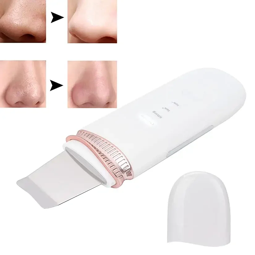 Ultrasonic Pore Deep Cleansing Skin Scrubber Home Face Lifting Portable Peeling Ionic Face Spatula