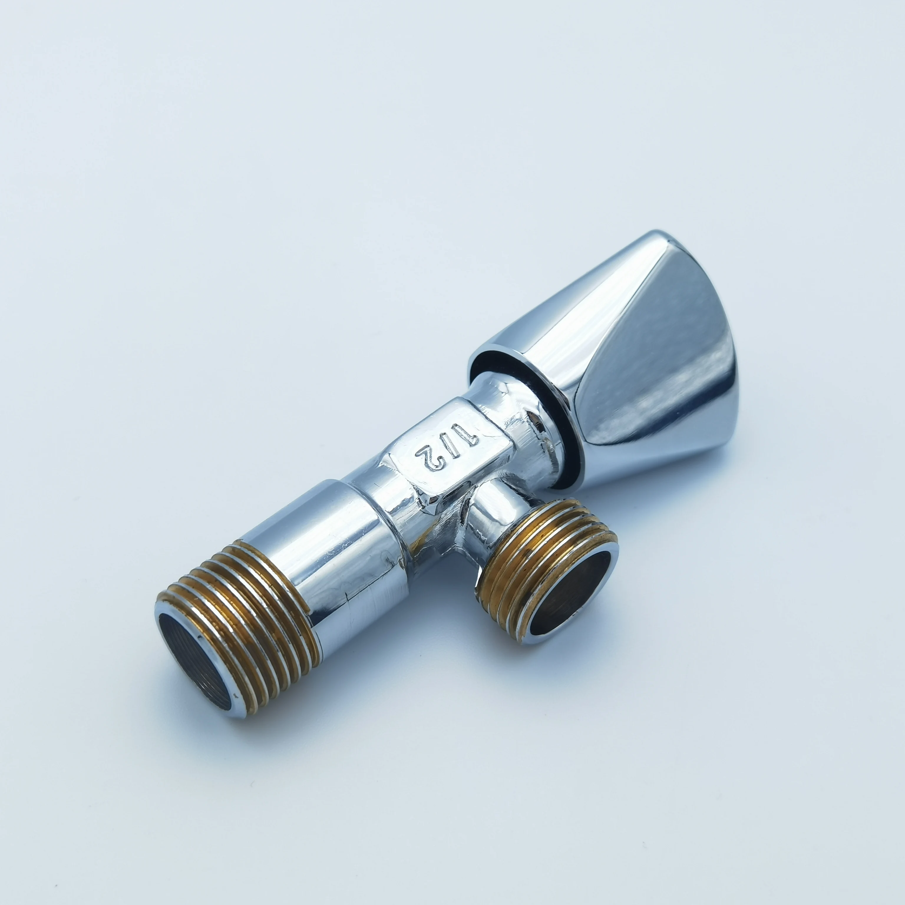 Plumbing Material middle east angle valve brass body plastic cartridge triangle angle Valve