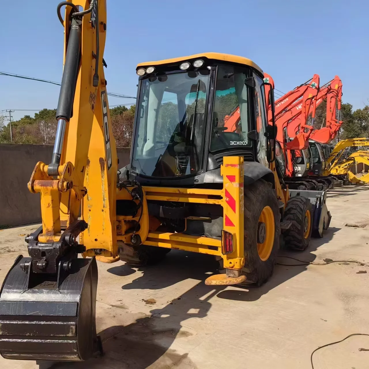 Высокопроизводительный Многофункциональный Подержанный JCB-станок экскаватор-погрузчик JCB 3CX Jcb 4cx готов к продаже
