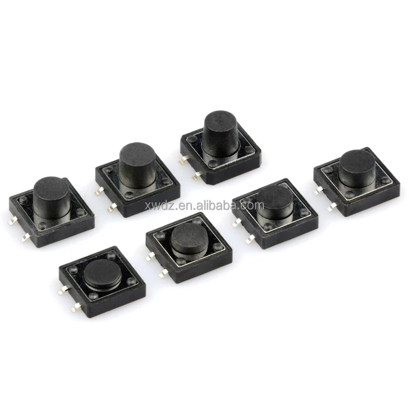 SMT SMD 12*12*4.3/5/6/7/8/9/10/12MM Touch Button Micro Switch 12x12