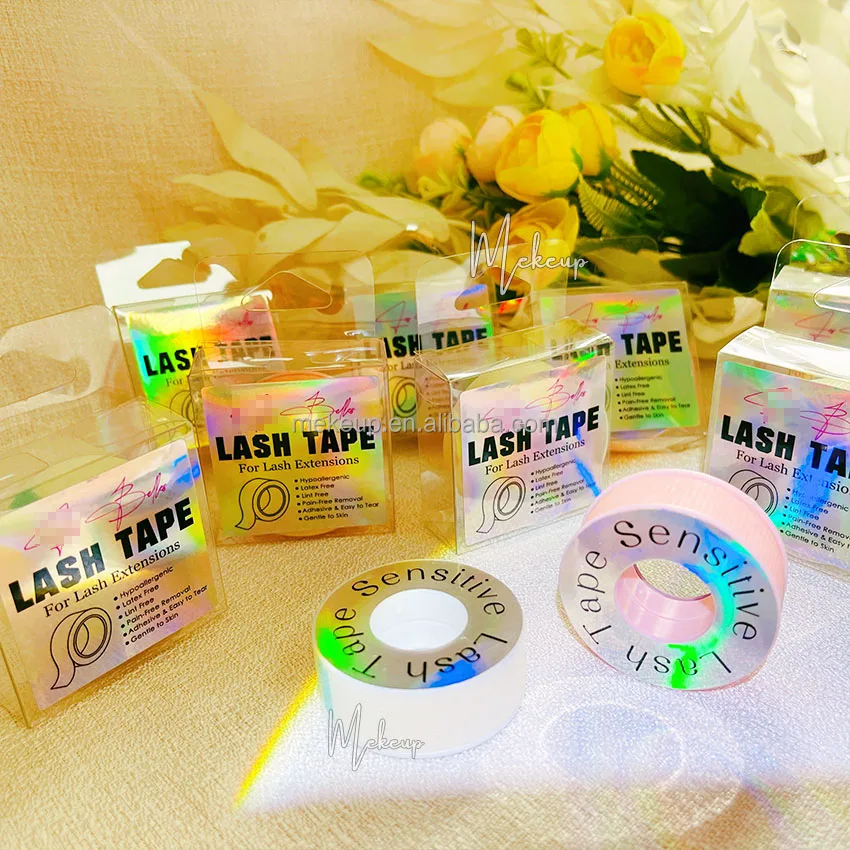 Waterproof Plaster 3m Pink Skin Sensitive Extension Adhesive Medical Eyelash Lash Tape Silicon Gel