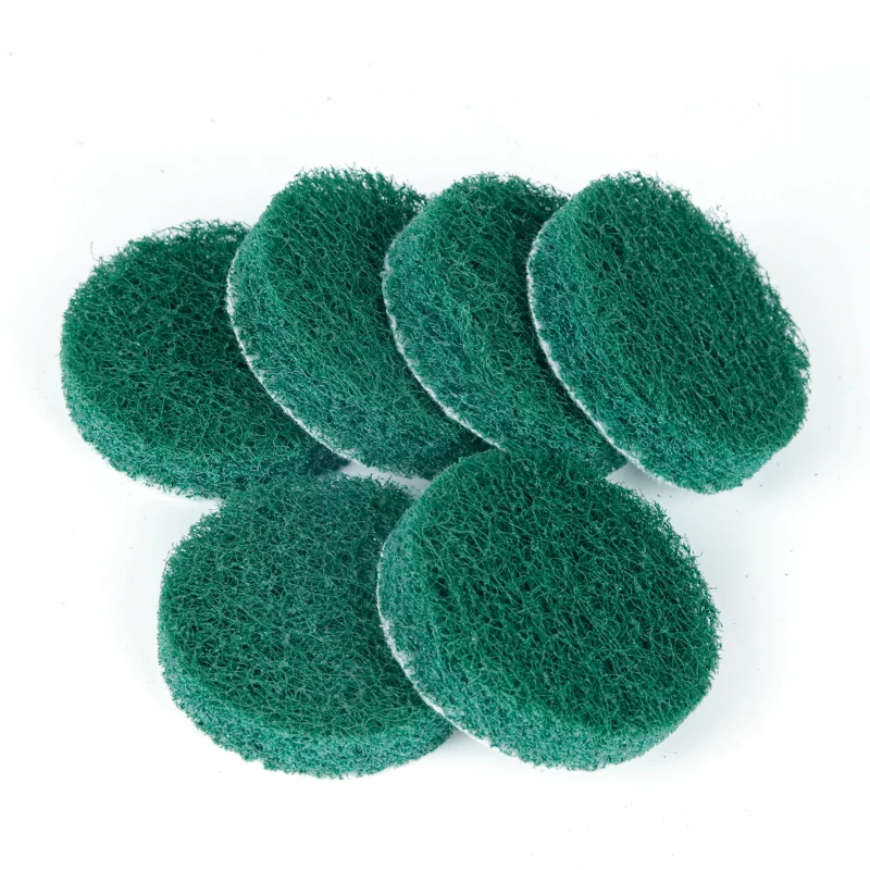 5Inch Scrubbing Pads Tile Scrubber Scouring Pads Hook and Loop Cleaning Abrasive Buffing Pads for House Cleaning