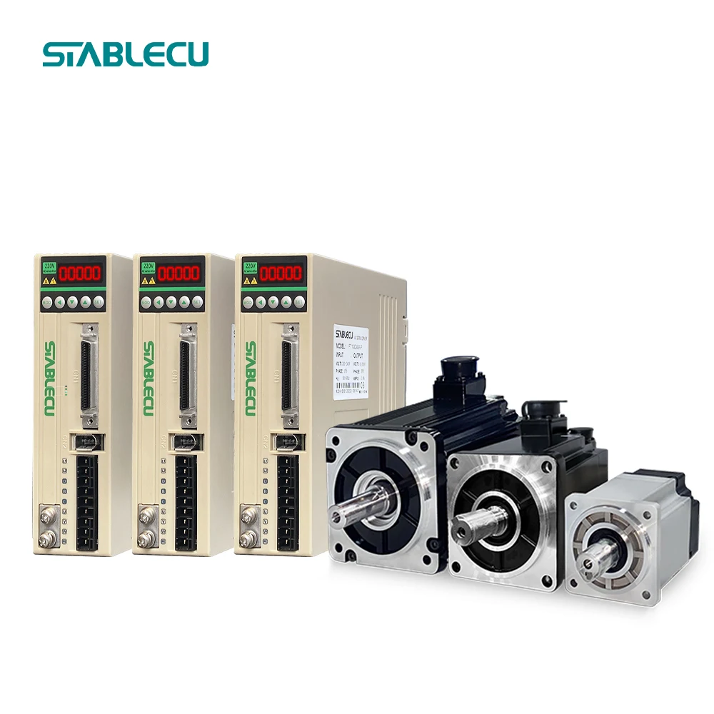 cnc router laser cutting machine 750w 3phase ac drive servo motor for sewing machine