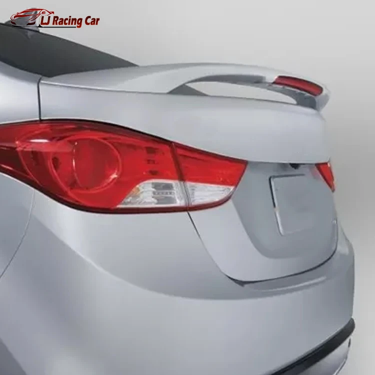 Car Accessories Rear Trunk Lip Spoiler Wing Rear Tail Wing Decoration With Light For Hyundai Elantra 2012-2016