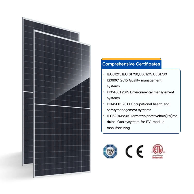 450W 480W 500W 550W 600W 1000W Factory Price Half Cell Solar Panel PV Module