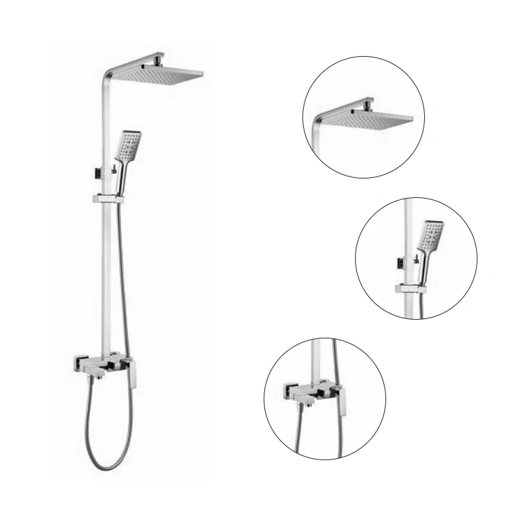 New Product In China Stainless Steel 304 Hot Cold Bathroom Shower System With Faucet