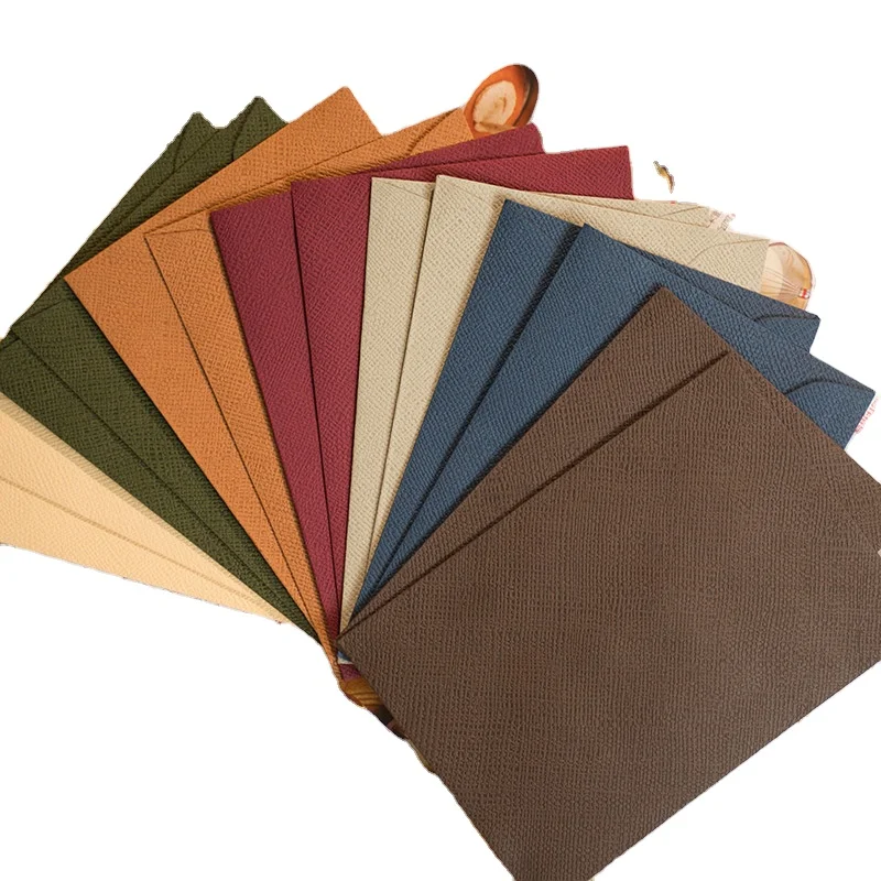 Customized C6 Retro Hemp Texture Western Envelopes for Wedding Party Invitation Greeting Cards Gift Envelopes