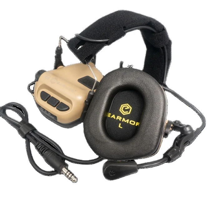 Original Design NRR 22DB OPSMEN EARMOR M32 Tactical Headset Hunting & Shooting Earmuffs with Microphone, Nato TP120 Jacket