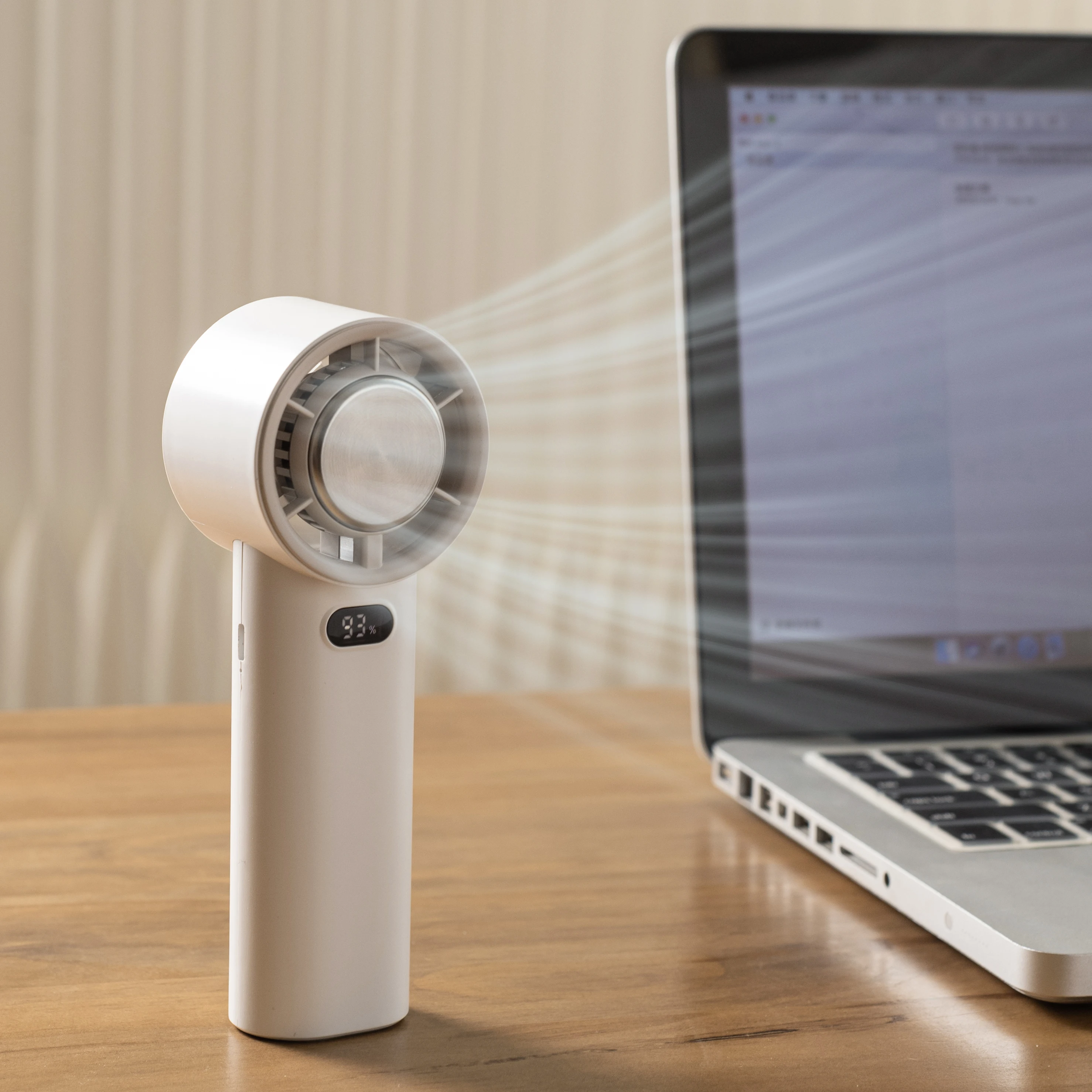 3600mAh Rechargeable Battery Mini Personal High Speed Handheld Fan Refrigeration USB Portable Handheld Fan