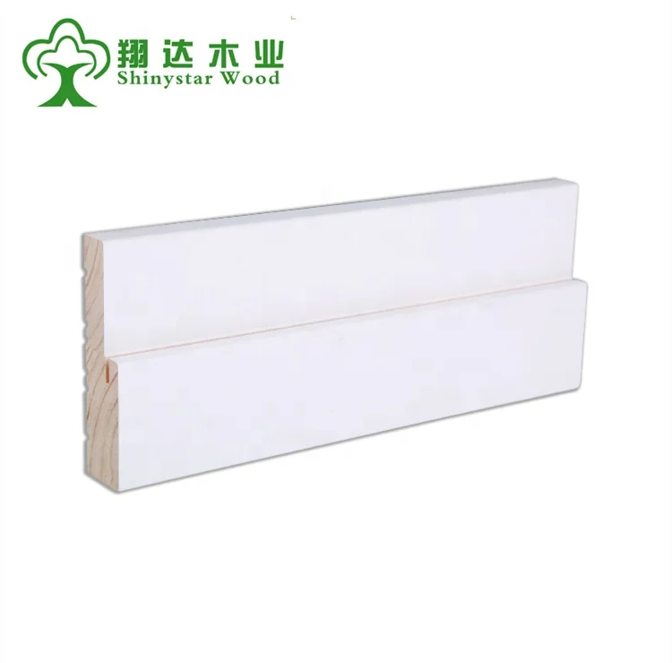 primed finger joint double rabbet door jamb wood moulding for america