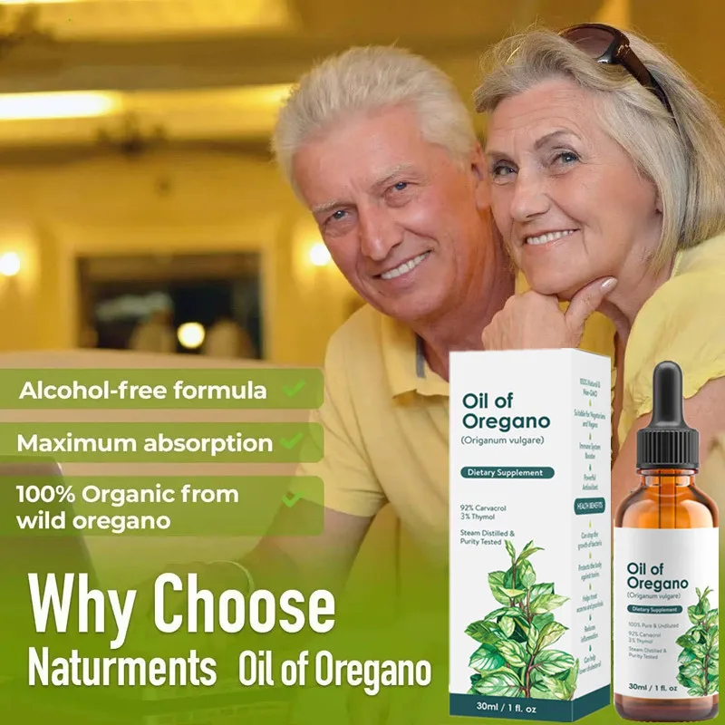 OEM/ODM/OBM 100% Pure Natural Organic Oregano Essential Oil Quality Immune Support & Gut Health Wild Oregano Oil Liquid Drops