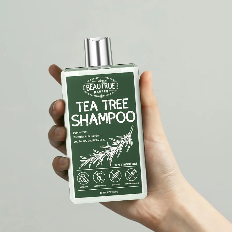 Tea Tree Oil Shampoo Anti-dandruff Anti-itch Hair Private Label Shampoo Mens Hair Care Shampoo