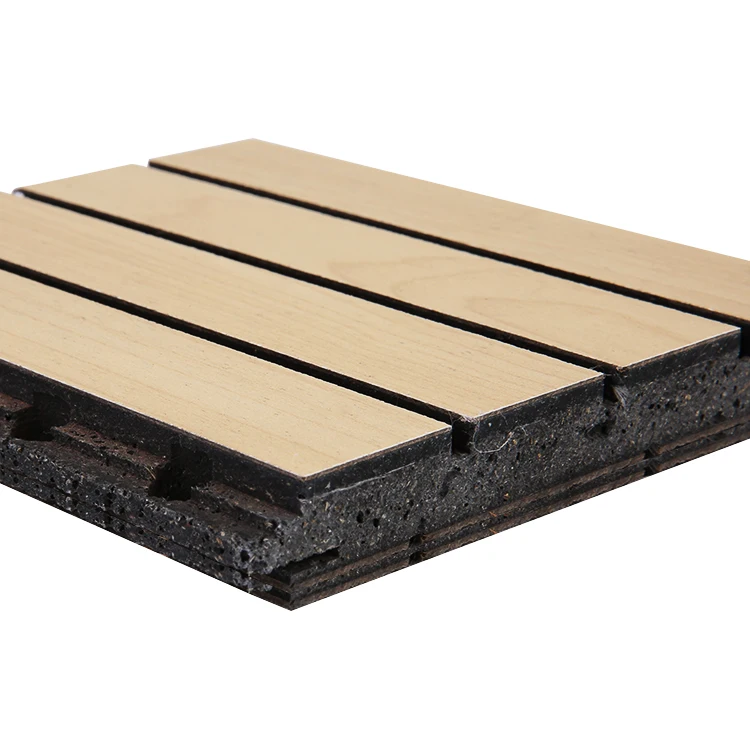 Waterproof high quality acoustic sound board Timber panel and acoustic slat wall panel for confrence room