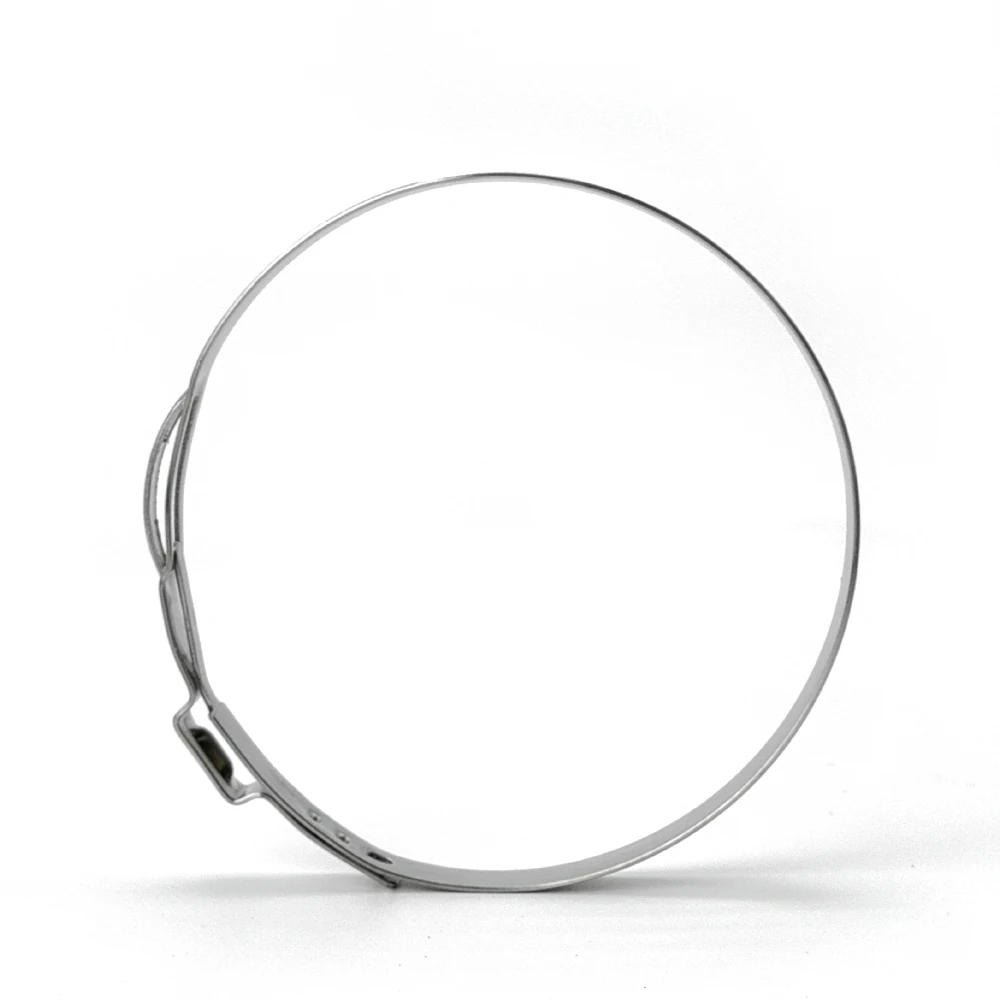 7mm 9mm 10mm Bandwidth Stainless Steel One Ear Hose Pipe Clip 360 Degree Seal Hose Pipe Clamp