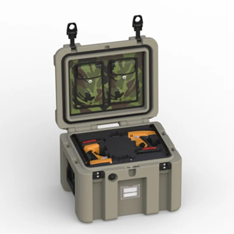 
Plastic Tool Box With Steel Lock Hard Plastic Rolling Toolbox 