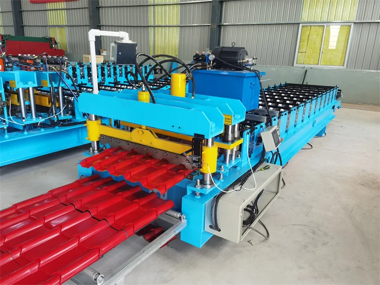 High Speed Roof Servo Glazed Tile Making Machine Online Shopping Malaysia Steel Water Pump Making Machine Engine Gutter 15 M/min