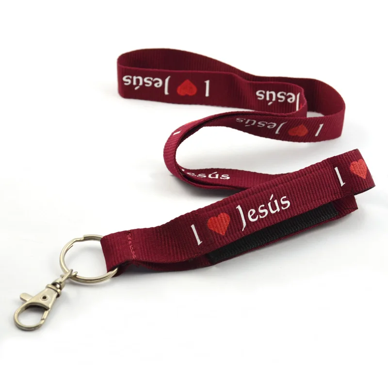 Customised Promotional Screen Printed Lanyards With Logo Custom I.D Lanyard