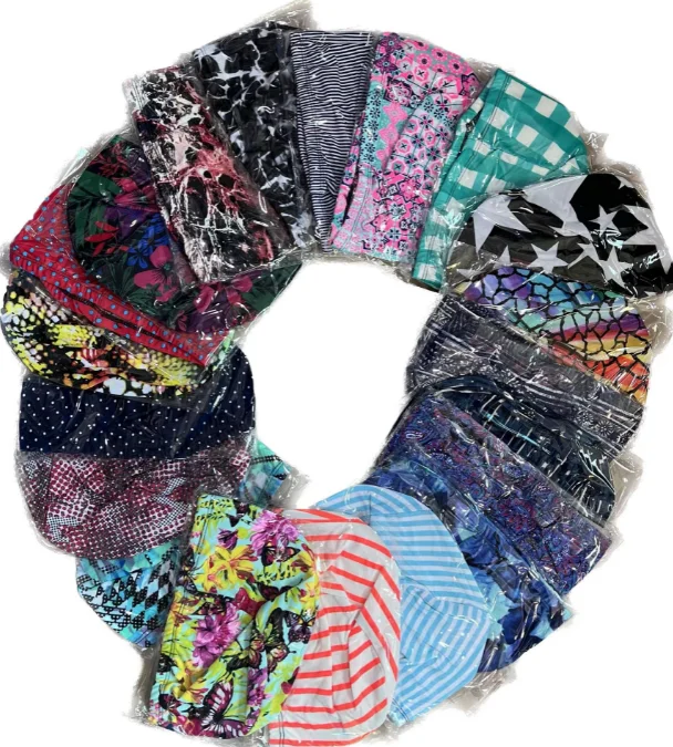 Low price Customized Logo Bathing Hat Boys Swimming Hats Stretch Milk Silk Hats