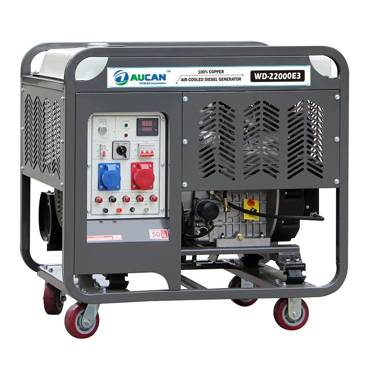 22kva Air cooled diesel generator auto start generator two cylinder diesel generator 20kva