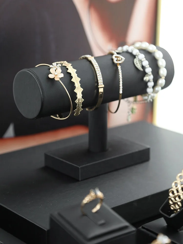 high end luxury metal cute velvet storage small box plate keychain ring necklace display stand jewelry holder tray for shop