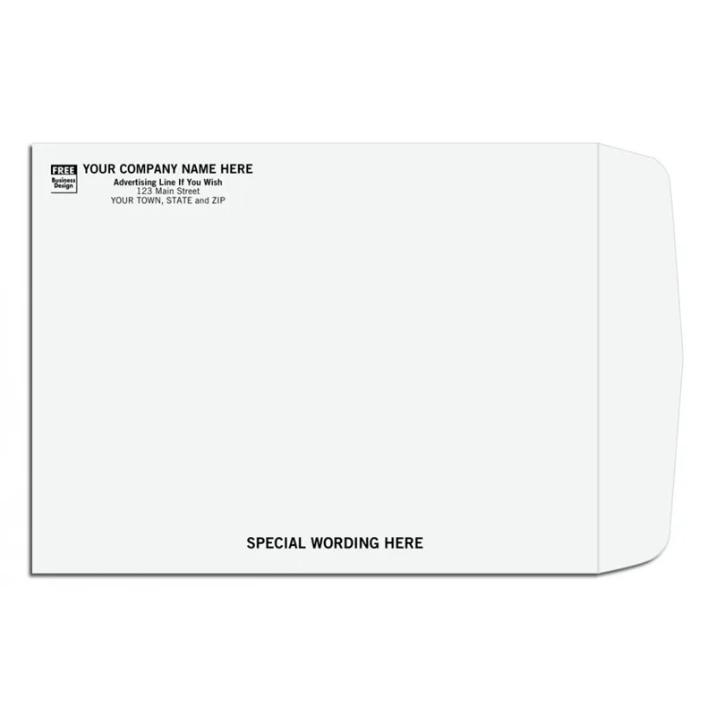 Custom Printing White/Kraft Self Seal Security Business Envelopes Peel & Seal Closure Letter Envelops Windowless Envelops