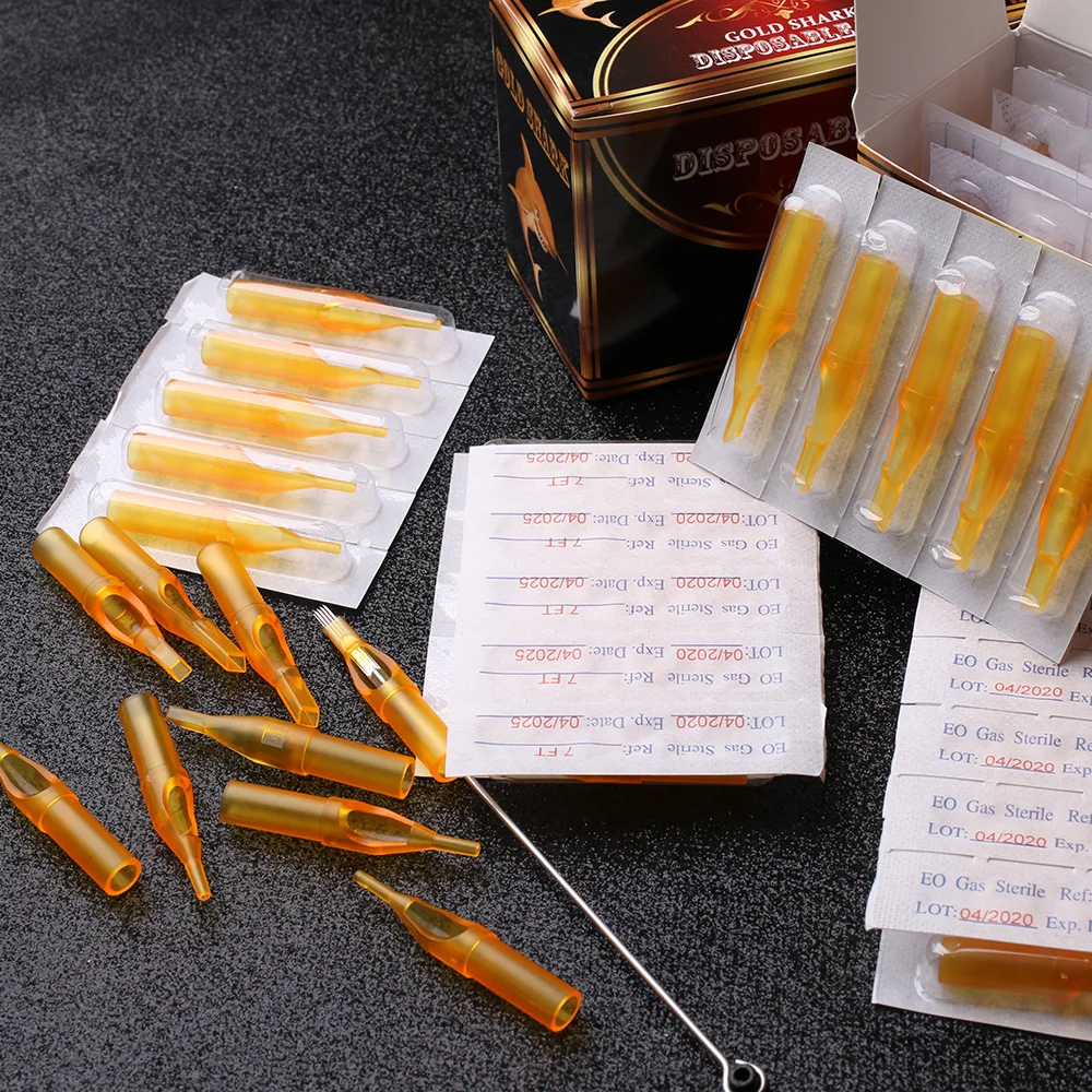 Wholesale 50pcs Plastic High Quality Tatoo Disposable Tattoo Tips