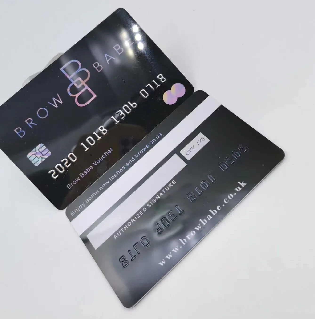 Custom vip membership card credit card zise embossed number pvc business card